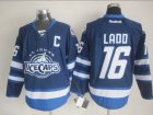 St. John's IceCaps #16 Ladd Blue C Patch Reebok Jersey