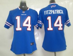 nike women nfl jerseys buffalo bills #14 fitzpatrick blue