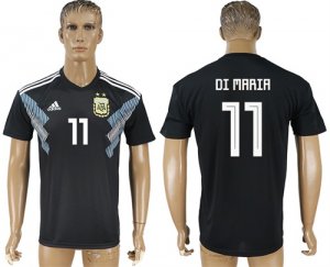 Argentina 11 DI MARIA Away 2018 FIFA World Cup Thailand Soccer Jersey