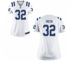 Women\'s Nike Indianapolis Colts #32 T.J. Green White NFL Jersey