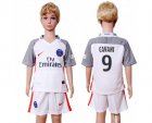 Paris Saint-Germain #9 Cavani SEC Away Kid Soccer Club Jersey