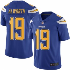 Youth Nike San Diego Chargers #19 Lance Alworth Limited Electric Blue Rush NFL Jersey