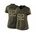 Women Nike Cincinnati Bengals #82 Marvin Jones Green Salute to Service Jerseys