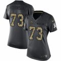 Women's Nike Los Angeles Rams #73 Greg Robinson Limited Black 2016 Salute to Service NFL Jersey