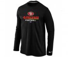 Nike San Francisco 49ers Critical Victory Long Sleeve T-Shirt Black Black