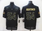 Nike Patriots #54 Tedy Bruschi Black 2020 Salute To Service Limited Jersey