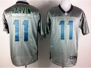 Nike Seattle Seahawks #11 Percy Harvin Grey Jerseys(Shadow Elite)