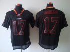 Nike NFL San Francisco 49ers #17 A.J. Jenkins black jerseys[Elite lights out]