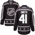 Mens Reebok Arizona Coyotes #41 Mike Smith Authentic Black Pacific Division 2017 All-Star NHL Jersey