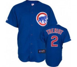 mlb chicago cubs #2 theriot blue