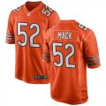 Nike Bears #52 Khalil Mack Orange Alternate Elite Jersey