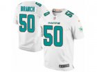 Nike Miami Dolphins #50 Andre Branch Elite White NFL Jersey