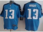 Nike NFL Tennessee Titans #13 Kendall Wright Light Blue Elite Jerseys