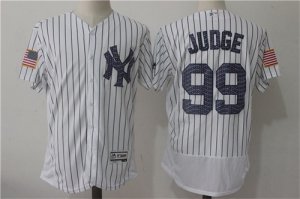 Yankees #99 Aaron Judge White 2017 Stars & Stripes Flexbase Player Jersey