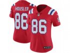 Women Nike New England Patriots #86 Rob Housler Vapor Untouchable Limited Red Alternate NFL Jersey