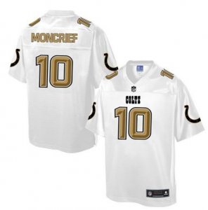 Nike Indianapolis Colts #10 Donte Moncrief White Men NFL Pro Line Fashion Game Jersey