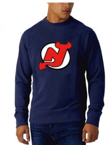 NHL New Jersey Devils Round collar Dark Blue jerseys