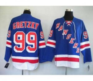 nhl new york rangers #99 gretzky blue