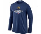 Nike Jacksonville Jaguars Critical Victory Long Sleeve T-Shirt D.Blue