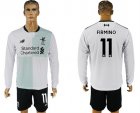 2017-18 Liverpool 11 FIRMINO Away Long Sleeve Soccer Jersey