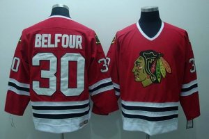 nhl chicago blackhawks #30 belfour red[ccm]