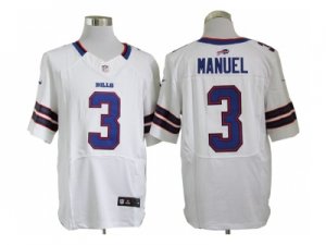 Nike NFL Buffalo Bills #3 EJ Manuel White Jerseys(Elite)