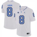 North Carolina Tar Heels 8 T.J. Logan White College Football Jersey