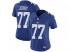 Women Nike New York Giants #77 John Jerry Vapor Untouchable Limited Royal Blue Team Color NFL Jersey