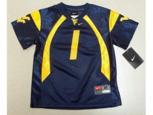 NCAA Nike West Virginia Mountaineers Tavon Austin #1 blue WVU jersey