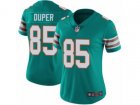 Women Nike Miami Dolphins #85 Mark Duper Vapor Untouchable Limited Aqua Green Alternate NFL Jersey