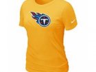 Women Tennessee Titans Yellow T-Shirts