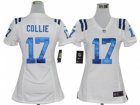 Nike Women nfl Indianapolis Colts #17 Austin Collie White jerseys