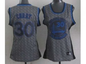 women nba golden state warriors #30 curry grey[static fashion swingman]