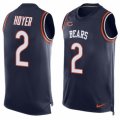 Mens Nike Chicago Bears #2 Brian Hoyer Limited Navy Blue Player Name & Number Tank Top NFL Jersey