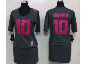 Nike women nfl washington redskins #10 griffin iii dk.grey jerseys[breast cancer awareness]