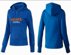 Women Chicago bears Logo Pullover Hoodie-104