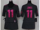 Nike Women NFL Atlanta Falcons #11 Julio Jones dk.grey jerseys[breast cancer awareness]