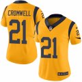 Women's Nike Los Angeles Rams #21 Nolan Cromwell Limited Gold Rush NFL Jersey