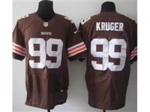 Nike NFL Cleveland Browns #99 Paul Kruger Brown jerseys(Elite)