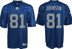 nfl Detroit Lions #81 Johnson Navy Blue[2011 new]