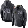 NFL Mens Nike Dallas Cowboys #20 Darren McFadden Stitched Black Anthracite Salute to Service Player Performance Hoodie