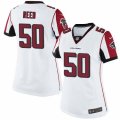 Womens Nike Atlanta Falcons #50 Brooks Reed Limited White NFL Jersey