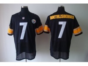 Nike nfl Pittsburgh Steelers #7 Roethlisberger black Elite jersey