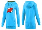 NHL Women New Jersey Devils Logo Pullover Hoodie 2