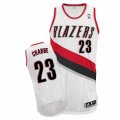 Mens Adidas Portland Trail Blazers #23 Allen Crabbe Authentic White Home NBA Jersey