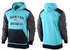 Men Denver Broncos Authentic Logo Hoodie-21