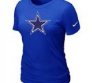 Women Dallas cowboys Blue T-Shirts