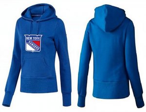 NHL Women New York Rangers Logo Pullover Hoodie 27