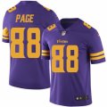 Youth Nike Minnesota Vikings #88 Alan Page Limited Purple Rush NFL Jersey