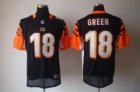 nike nfl jerseys cincinnati bengals #18 green Elite black